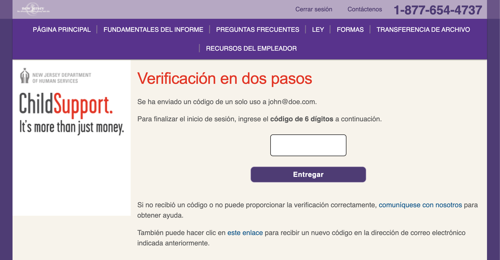 Verificación en dos pasos