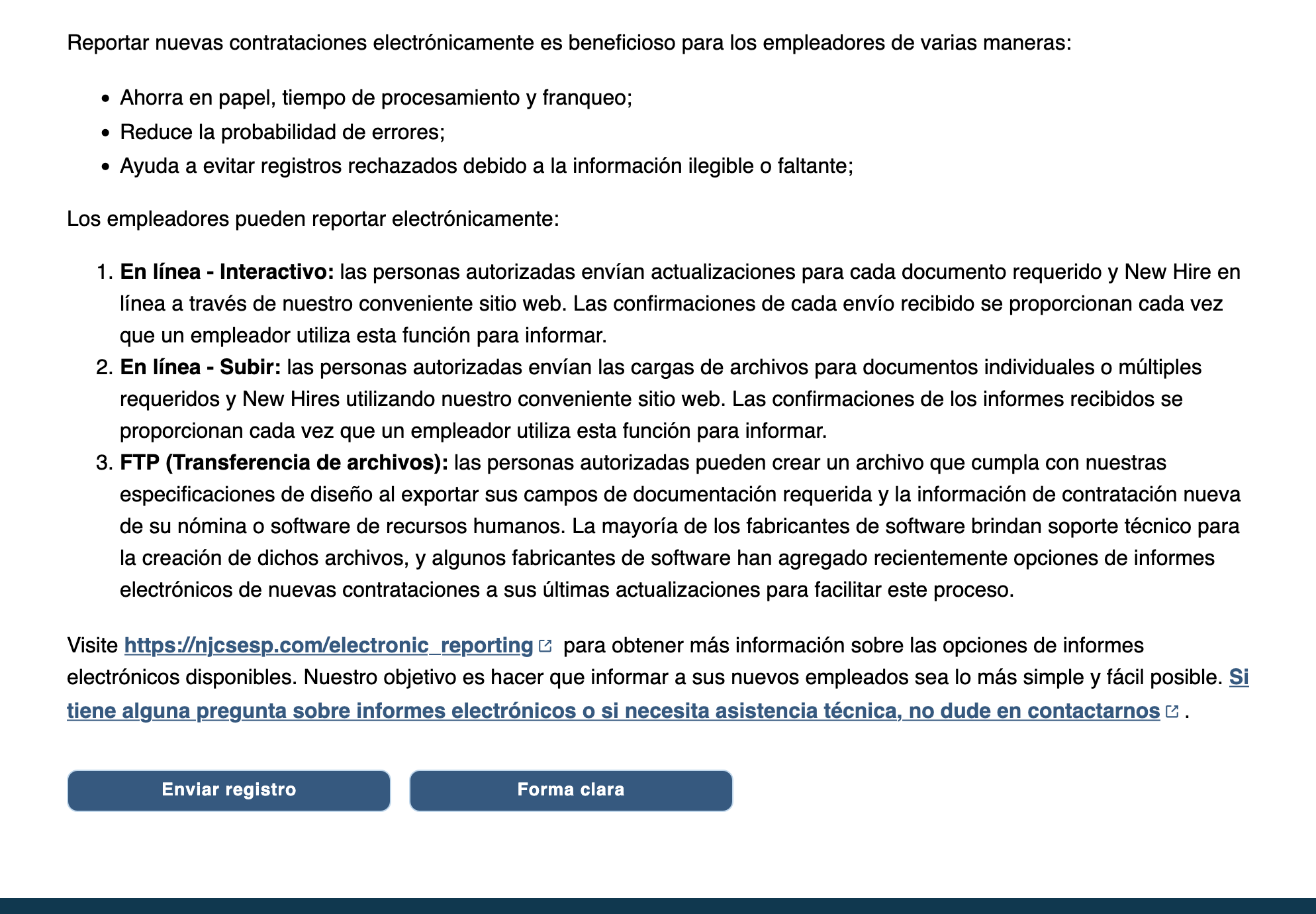 Enviar registro